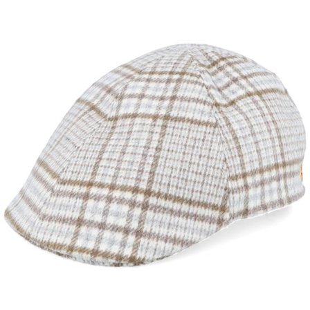 Mayser - Svart flatcap Keps - Paddy Casual Beige Flat Cap @ Hatstore