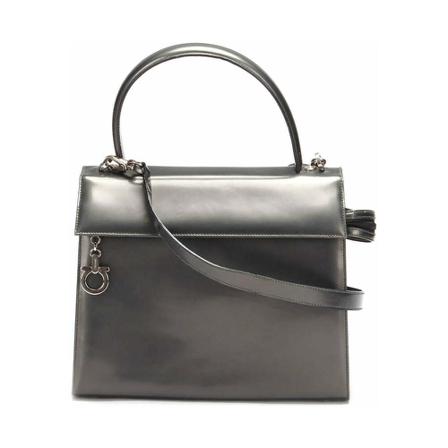 Salvatore Ferragamo Pre-owned Pre-owned Handbags Grå, Dame Vintage Tasker, Størrelse: ONE Size
