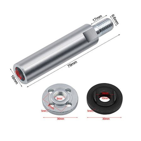 M10 vinkelsliper forlengelsespressplater