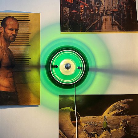 Amerikansk retro vägglampa Medeltida personlighet Space Age Living R