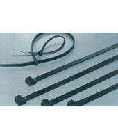 FIXPOINT Cable tie, weather resistant nylon, black - 203 mm, 2.5 mm