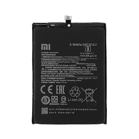 Assembly BN54 4920mAh 19W 3.87V Batteri Erstatningsdel for Xiaomi Redmi Note 9/Redmi 9