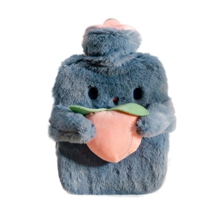 Kumipullojen lämmitin talvella, lämmin, tiivis, sininen (PA)