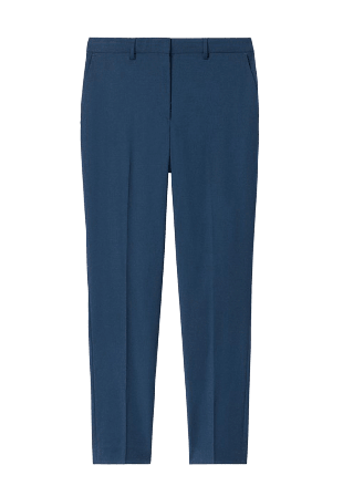Filippa K Emma Cropped Cool Wool Trouser Byxor Dam Blå 36