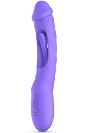 Flax Vibrating Dildo With G-Spot Stimulator