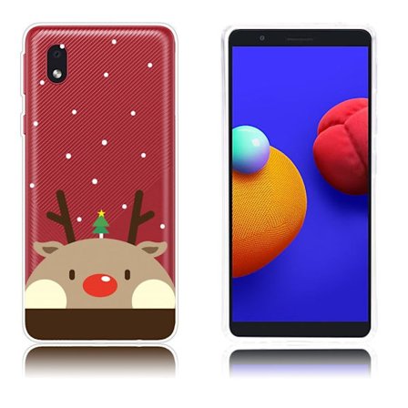 Samsung Galaxy A01 Core Case til jul - Sød Elg