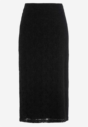 Cellbes of Sweden - Midi nederdel i blonde i sort til damer i størrelse 46/48