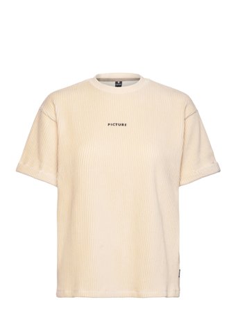 Kiarra Velours Tee Beige PICTURE ORGANIC CLOTHING