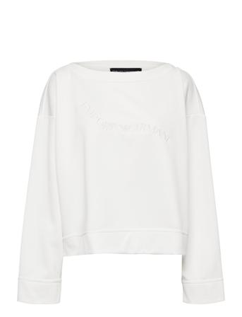 A00019Bdf F50605 Sweat-shirt Tröja Vit Emporio Armani