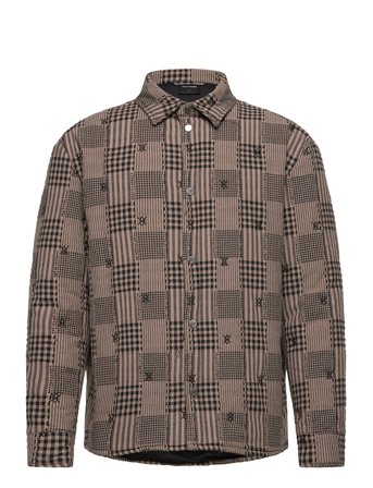 Quilted Shield Ls Shirt Brown Daily Paper