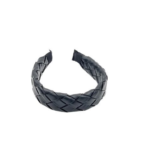 Complement Quiltat Diadem I Läderimitation Hårband Dam Svart