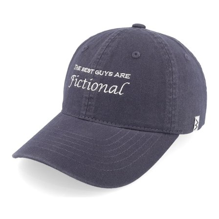 Iconic - Azul unconstructed Boné - The Best Guys Are Fictional Dad Cap @ Hatstore