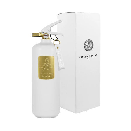 Solstickan Design Brandsläckare 2 kg & brandfiltar Vit 36X25CM