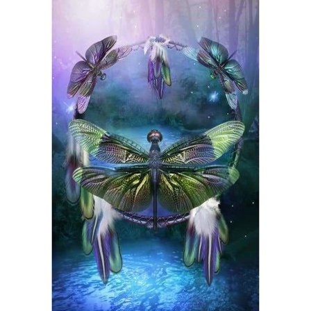 Diamantmaleri Firkantede perler 50x70 cm 5D DIY Dream Catcher D