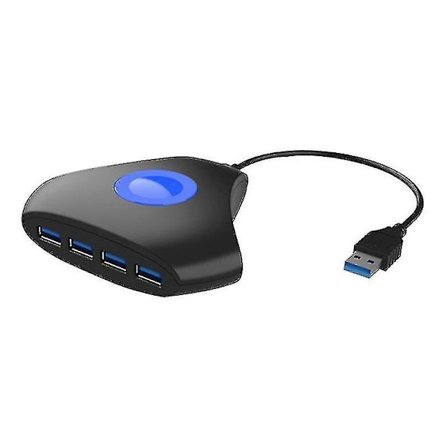 4 USB 3.0-gränssnitt Multifunktionell Hub-förlängningskonverterare Hög Hastighetsöverföring USB-konverteringsadapter