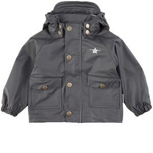 Mini A Ture Forged Iron Blue Julien Raincoat 4 Years - Coats and jackets - 4 years - Grey