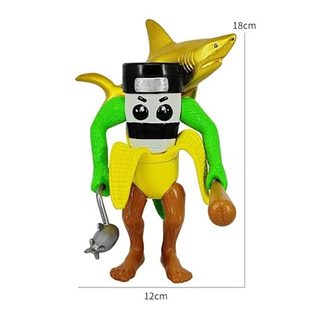 Italian Brainrot Monster Fusion Edition Tung Tung Tung Sahur Tralalero Tralala Anime Actionfigur Tecknad Prydnad Gåva Hot