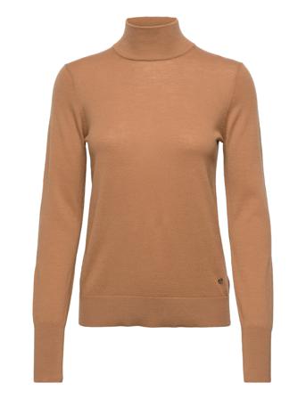 Relena Highneck Knit Brown MOS MOSH