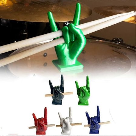 Trumpinne Hållare Hand, Kreativ Trumpinnar Displayställ | Hartsställ Rumsdekor, Rock Hand Trumpinnar Hållare, Heminredning Trumpinne Tillbehör2