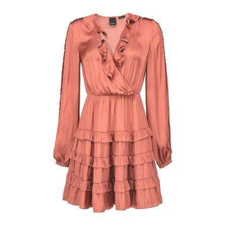 Pinko Kjole Pink, Dame, Størrelse: L