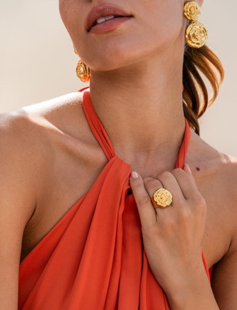 Caroline Svedbom Rosita Ring Gold - Gold - ONE SIZE