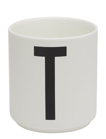 Design Letters | Porcelain Cup A-Z, Æ, Ø | 25 CL