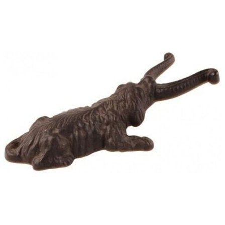 Hundformad stöveldragare i gjutjärn