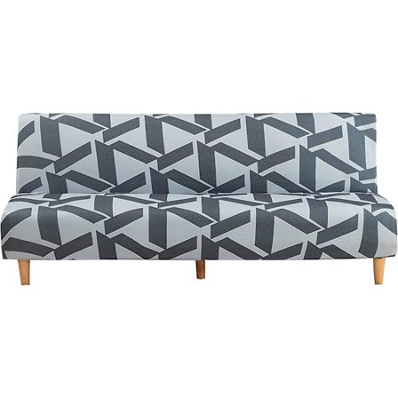 Sofaovertrekk uten armlener for sammenleggbar sovesofa uten armlener, 115-145 cm