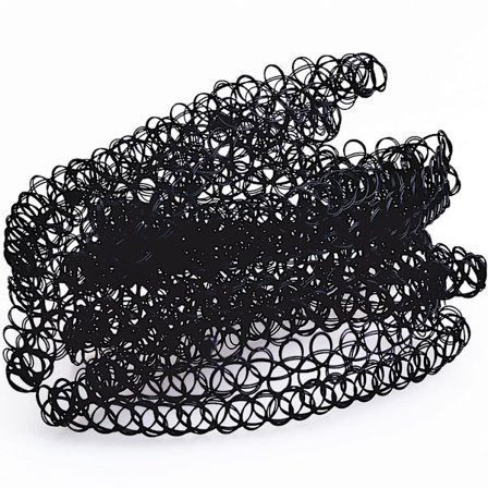12-pack Halsband Set Plast Henna Tatuering Stretch Elastiska Smycken Kvinnor Tonårsflickor Barn Flerfärgat Presentförpackning