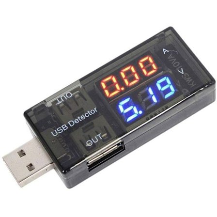USB-detektor Digital multimeter Strömspänningstestare Batterimonitor med LED-display för Power Bank