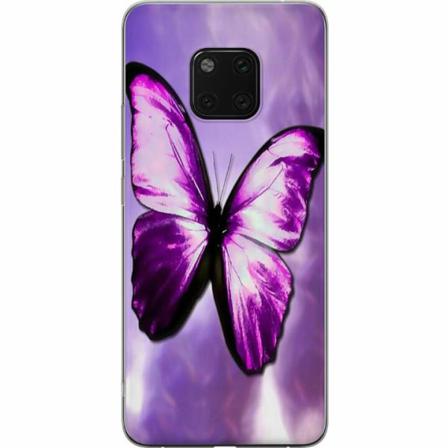 Huawei Mate 20 Pro Genomskinligt Skal Fjäril