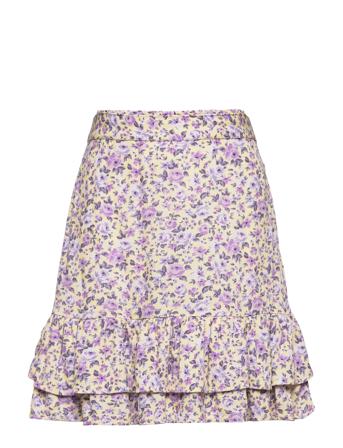 Skirt Khloe Short W Flounce Patterned Lindex