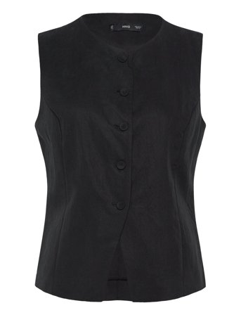 Mango | Straight Lyocell Suit Waistcoat | S