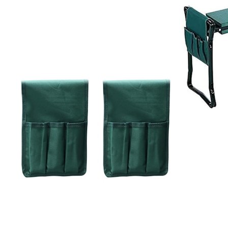 2 stk. Havearbejdsbænk Værktøj Sidetaske Lommer Pung Til Have