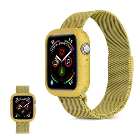 Apple Watch Series 3/2/1 42mm simple holdbart etui - Gul