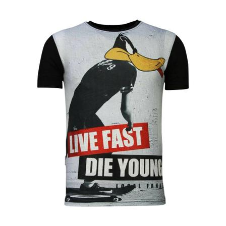 Local Fanatic - T-shirts - Svart - Herr - Storlek: 2xl, Herr, Storlek: 2XL