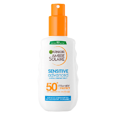 Garnier Ambre Solaire Sensitive Advanced Protection Spray SPF50+ Solskydd & solvård Unisex 150 ML