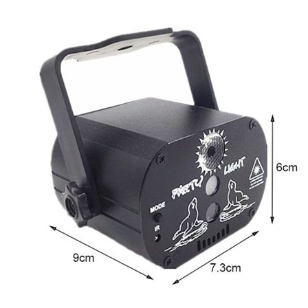 Scenljus Disco Lights Färgglad blixtlampa