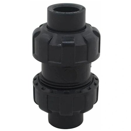 Kuleventil 20 25 32 40 50 63mm tilbakeslagsventil for basseng enveisventil anti-tilbakestrømnings pvc ventil enveisventil (Innvendig diameter 40mm)