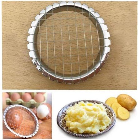 1 Egg Chopper Egg Device Mesh Chopper Metal Wire