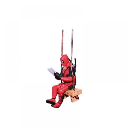 SBSG Deadpool Bil Tilbehør, Bakspejl Hænge Tilbehør til Bil, Sjovt Bil Tilbehør, til Kontor Hjem Hængende Mikro Landskabsindretning Gave