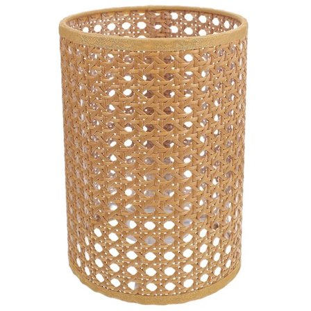 Vevd lampeskjerm Hengelampe Skjerm Rattan Lysekrone Skjerm For Hotell Landsted (e27/e14)
