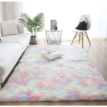 Dyb bunke tæppe, moderne, fluffy, blødt, soveværelse, gang, løber, udendørs tæppe, lang bunke pelse tæppe, imiteret pels, shaggy, almindelig 