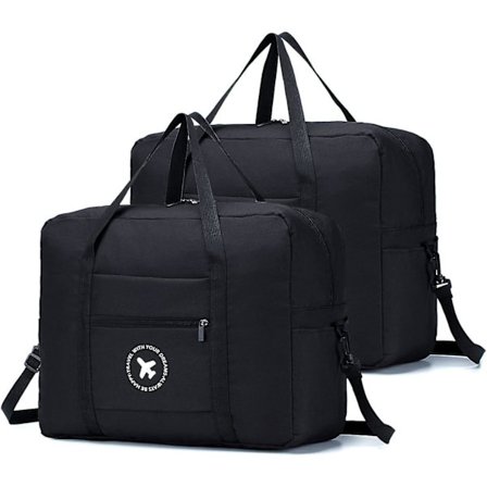 Ryanair-matkatavarat, 40x20x25 matkalaukku, 2 kpl, taitettava matkalaukku, vedenpitävä viikonloppulaukku, kevyt käsimatkatavara, olkahihnalla