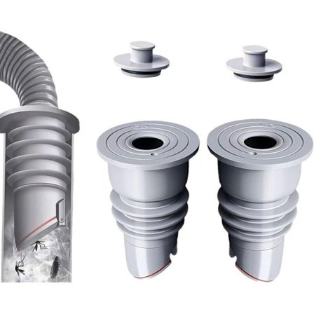 Luktborttagare för tvättmaskin, 35-40 mm tvättmaskinslangsalva, luktborttagare för tvättmaskin, tätningsplugg för avloppsrör (2 st)