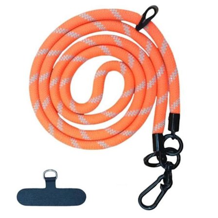 Universell Cordon - BOOLING - 120cm - Nylon - Orange - Lätt Fast Montering