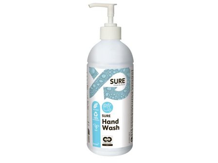 SURE Tvål, växtbaserad och 100 % nedbrytbar 500ml - Lyreco - Städ och hygien - Tvål och hygien - Tvål - Flytande