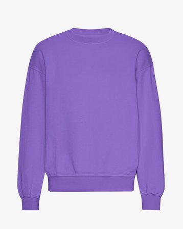 Organic Oversized Crew - Ultra Violet
