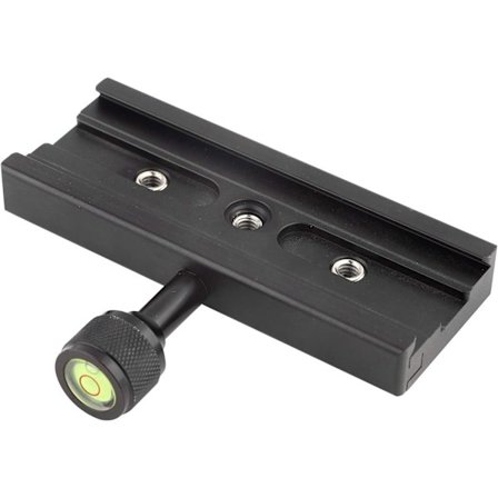 Snabbkopplingsplatta Svart QR-120 Klämadapter för snabbkopplingsplatta 1/4, 3/8 tum för Arca SWISS RSS stativ