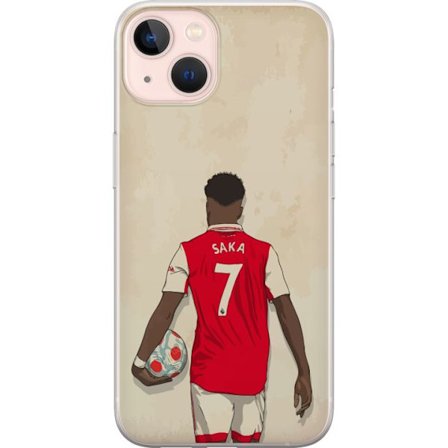Yhteensopiva Puhelinkuori Apple iPhone 13 Arsenal FC Jalkapallo Arsenal FC Motiivi Pelaaja Premier League Englanti Suosittu Urheilulaji Jalkapallotäht